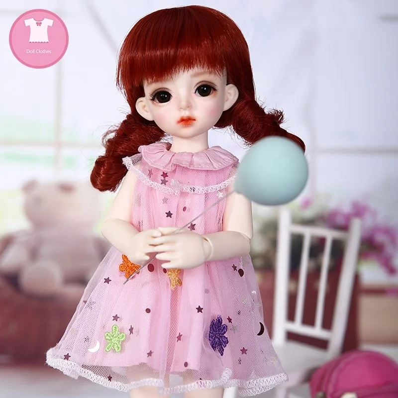 Лидер продаж Популярные BJD маленькая кукла довольно розовый одиннадцать платье