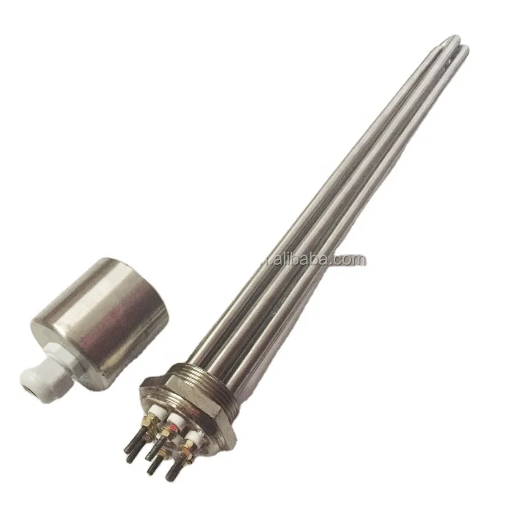 220V 380V Industrial flange screw heater submersible tubular heating element for the chemical industry