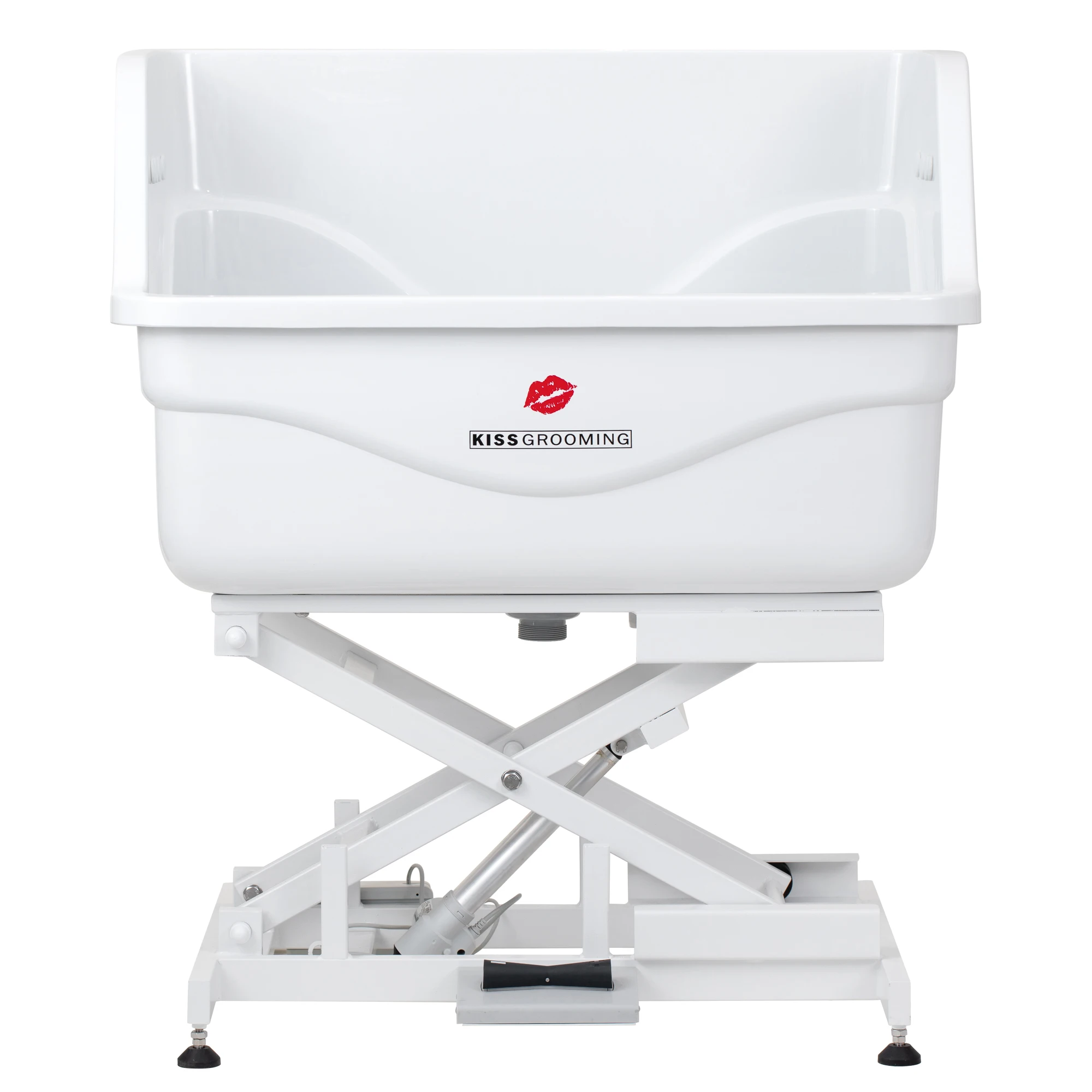 Durable & Environmentally friendly pet bathtub acrylic Fiberglass pet Portable lifting pet grooming tub