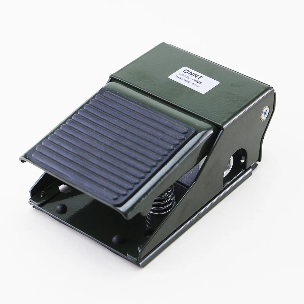 Controls Pneumatic Foot Pedal Valve 2/3 Way 1/4 Inch Aluminum FV320 Air Foot Valve