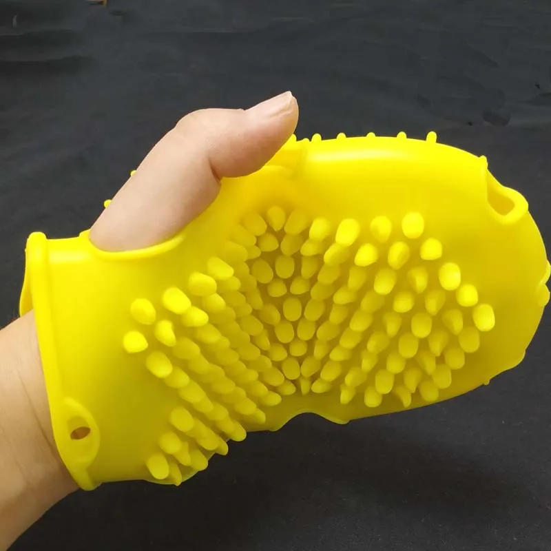 New Arrival Comfortable Double-sided Silicone Bath Brush Silicone Body Cleaning Massage For SPA And Bath Body Scrub Brush Shower