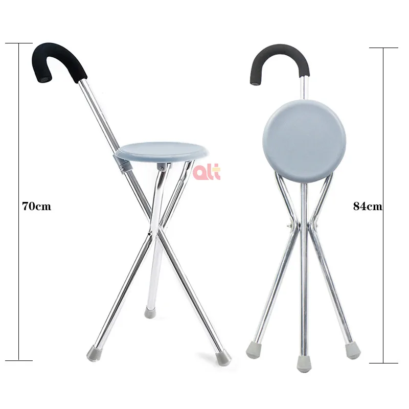 foldable walking sticks chair cheap price multifunction canes and walking sticks seat for elderly