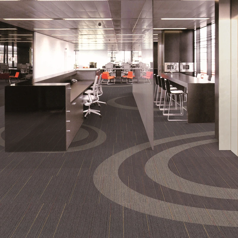 Wear-resisting PP bitumen backing carpet tiles living room