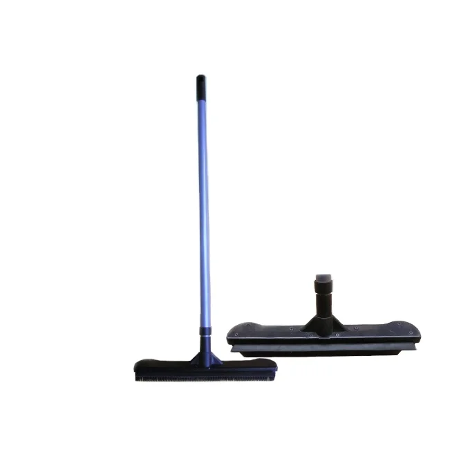 telescopic floor rubber broom squeegee brush