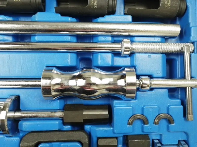 Factory Outlet Black Carbon Steel 40pcs Common Rail Injector Extractor Diesel Puller Set Applies To Most Diesel Injectors