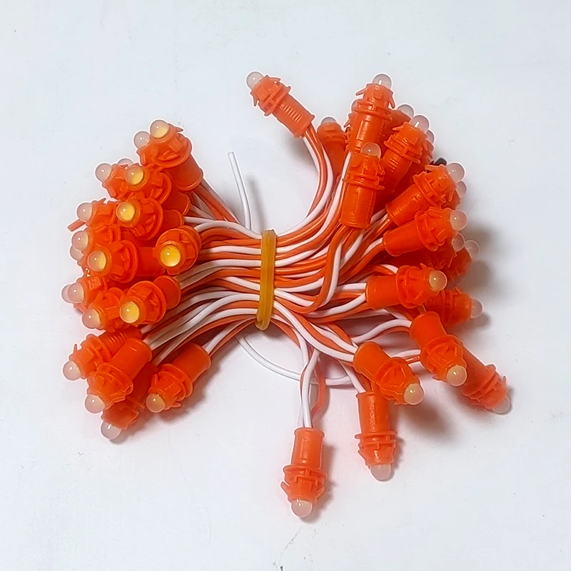 100pcs/lot 9mm Led Pixel Module String Light DC5V IP65 Waterproof Channel Letters Led Points Light White/red/yellow/blue/green /