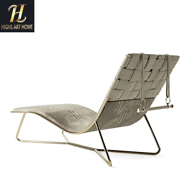 Simple Fashion New Design Leopard Print Leisure Chair Luxury Villa Hotel Leather Upholstered Bed Chair