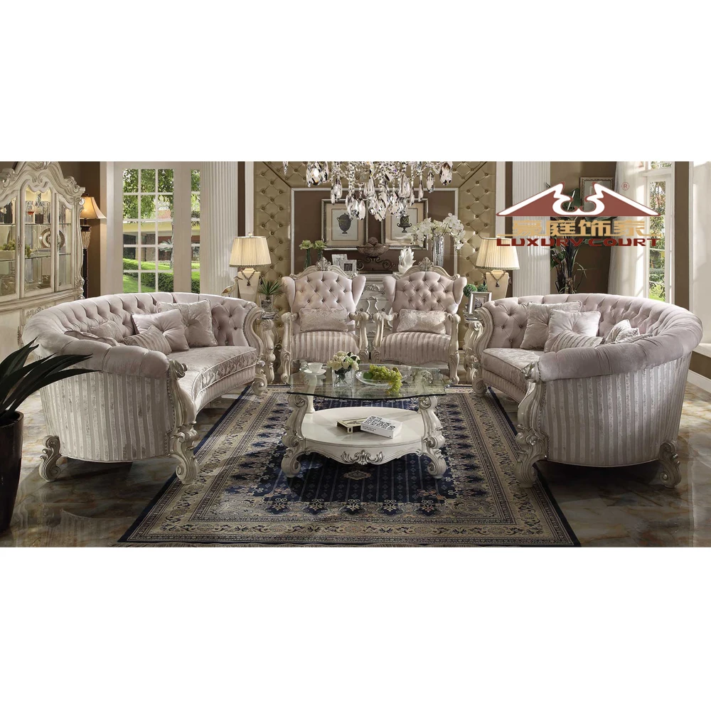 high quality home luxury European design furniture sofa set  luxury living room and hotel sofa