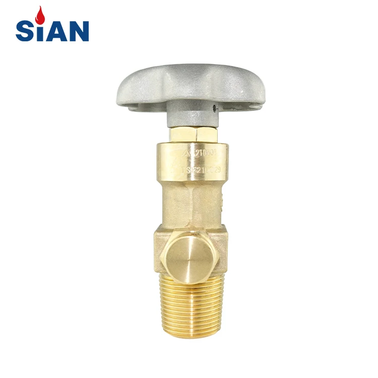  2020 Best Sale China Industrial Gas Cylinder CO2 QF-2A8 Axial Type Valve Brass SiAN