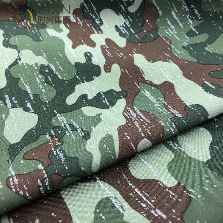  Светоотражающая палатка из 100% полиэстера с принтом эпонжа 190T немецкая камуфляжная ткань для