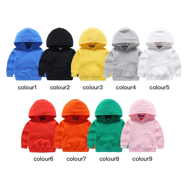 100% cotton Hoodies for boys and girls 8-14 years Hoodies for children Custom logo Terry