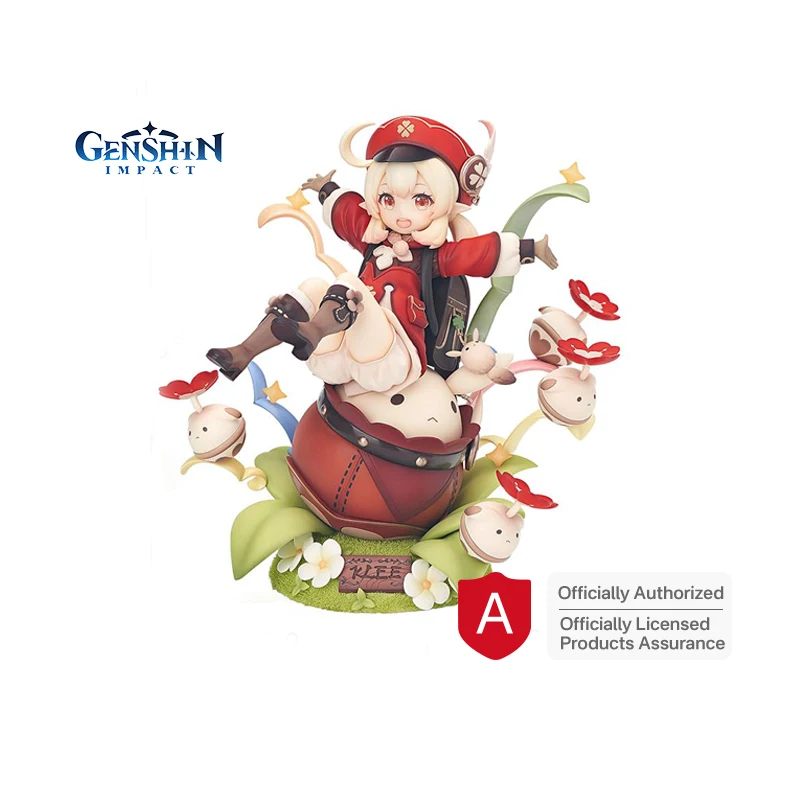 Authenticity guaranteed genshin impact figure popular anime game figurines spark knight klee 1/7 scale figure