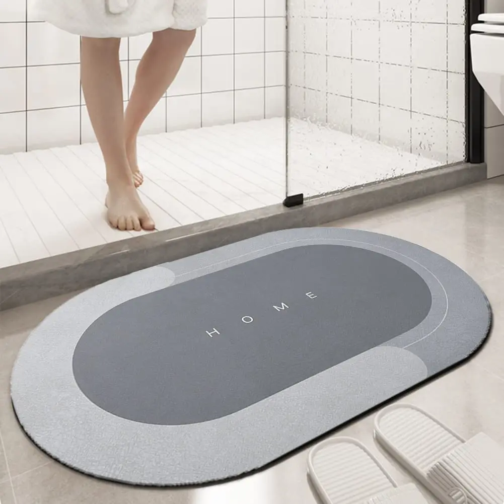 Kingze Quick Dry Luxury Bathroom Mat Anti Slip Bath Mats for Bathroom