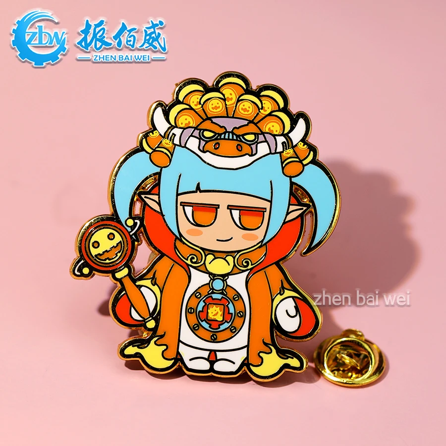 Chinese factory makes custom hard enamel lapel pins Star souvenir cartoon cartoon pin badge backing card