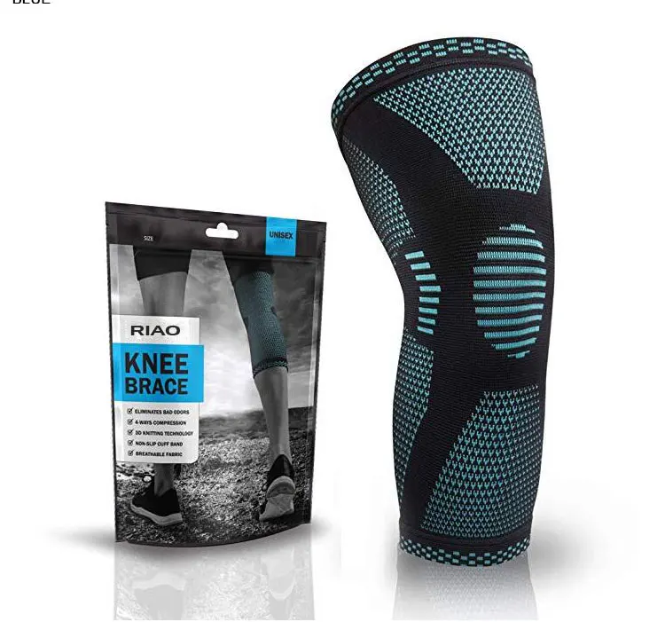 Gym Custom Safety Leg Knee Sleeve Support Compression Sleeve Knee Brace