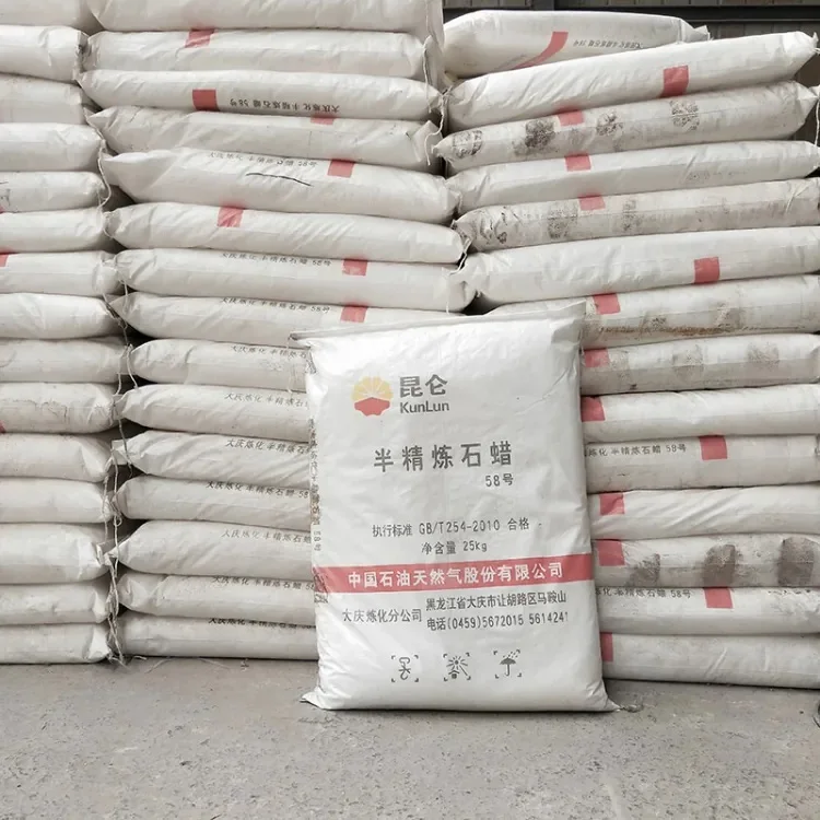 Paraffin wax Semi-refined industrial grade solid pellets wax melts paraffin wax at low temperature