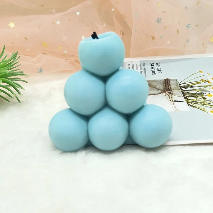 Geometric Ten-ball Planet Candle Silicone Mold Plaster Molds for Candle Making Supplies