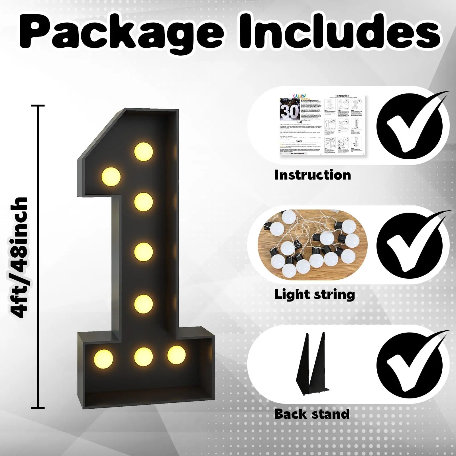 marquee letters and numbers led light up large marquee numbers 4ft