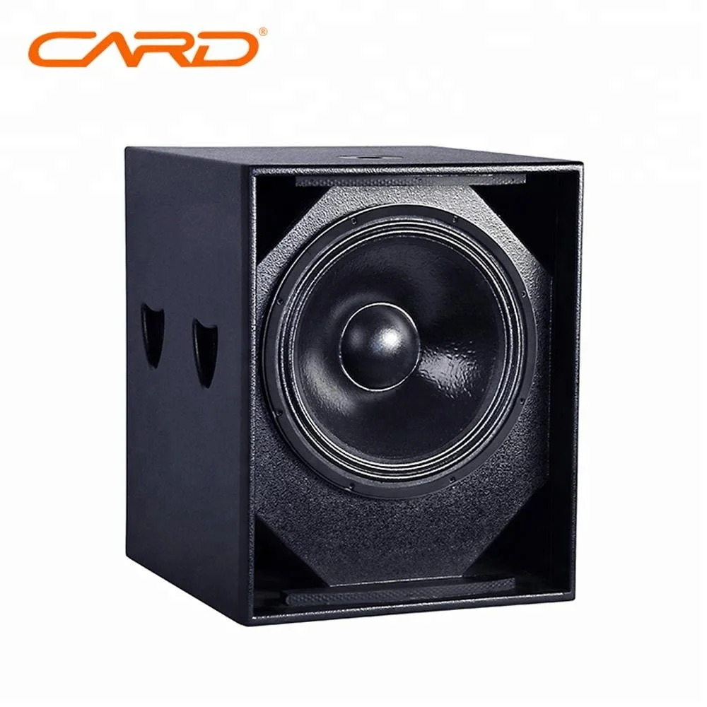18 дюймов 2400w Пиковая мощность dj музыкальная система пассивной деревянный профессиональные сабвуферы