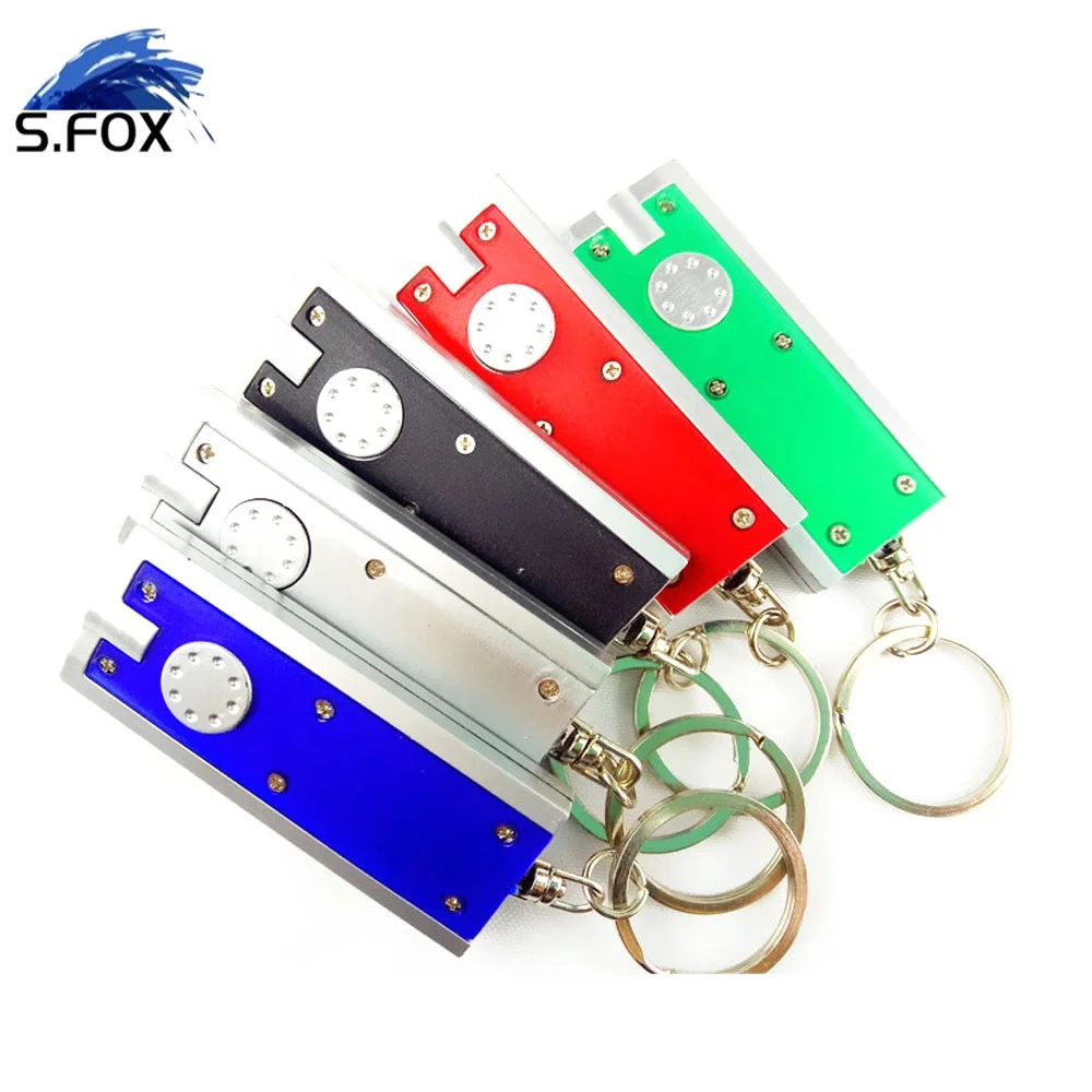 Factory Bulk Wholesale Supply PCV Party Gift Promotion LED Keychain Light