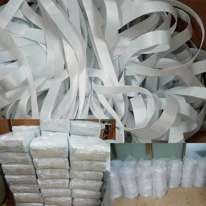 
Customized Sublimation Polyester White Printing blank Webbing Lanyard in rolls 