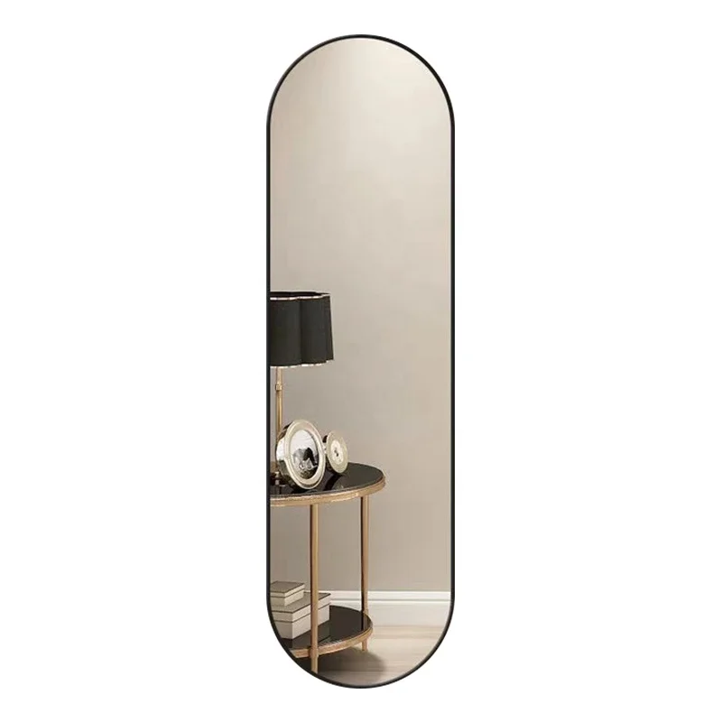 New Design Full-length mirror with hanger rotate upright bedroom household dressing fitting mirror Floor mirror