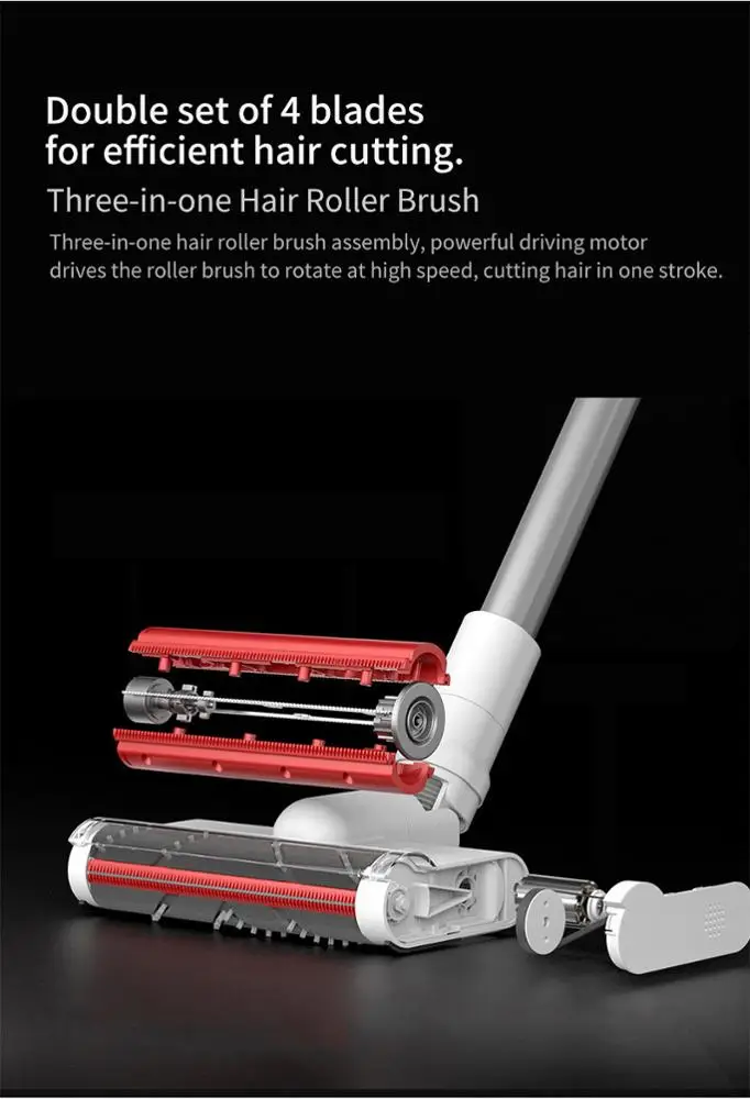 Xiaomi Youpin MIJIA Shunzao Z11 Handheld Cordless Vacuum Cleaner Strong Suction Brushless Motor Deep Mite Removal Self-clean