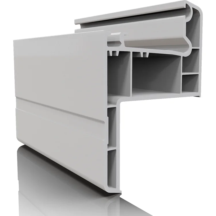 60# Extruded Plastic Upvc Profiles Window Eco-Friendly High Quality Extrusion Extrideuse Sustainable Pvc Profile
