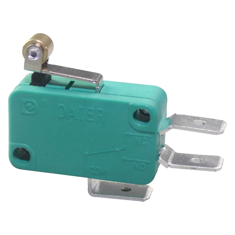 KW1-103 T85/T105 16A 250V Microwave Oven Door Switch Snap Action SPDT/SPST NO/NC 3Pin Roller Lever Zippy Micro Limit Switch