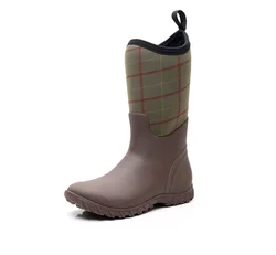 Women Warm Neoprene Rain Boots for Women with Confortable PU Foaming Knee-High Rubber Boots