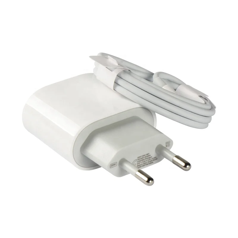 mobile original eu plug charger usb-c cable for iphone 13 charger 20w wall travel charger set
