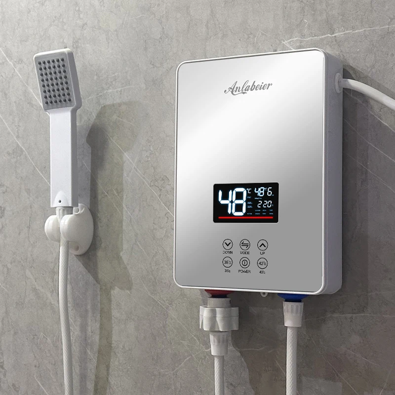 Мини-Душ Электрический водонагреватель 220 В 6000 Вт настенный сенсорный контроль постоянной температуры