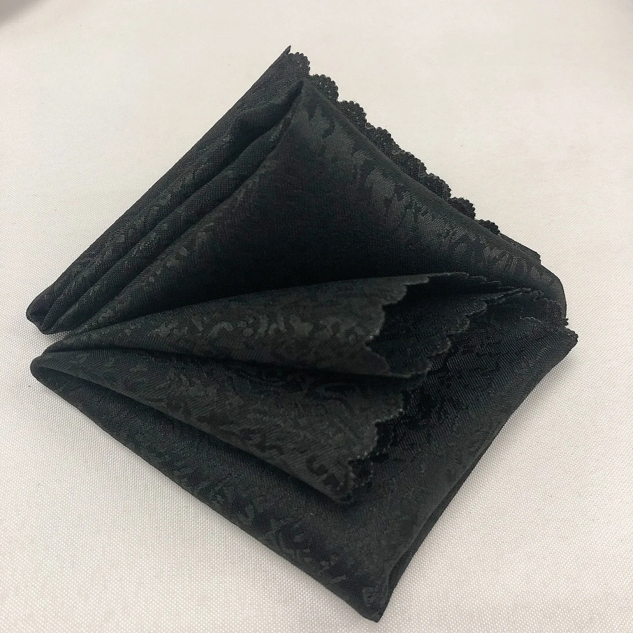 Decoration Black Polyester Table Napkins For Wedding Banquet Dinner