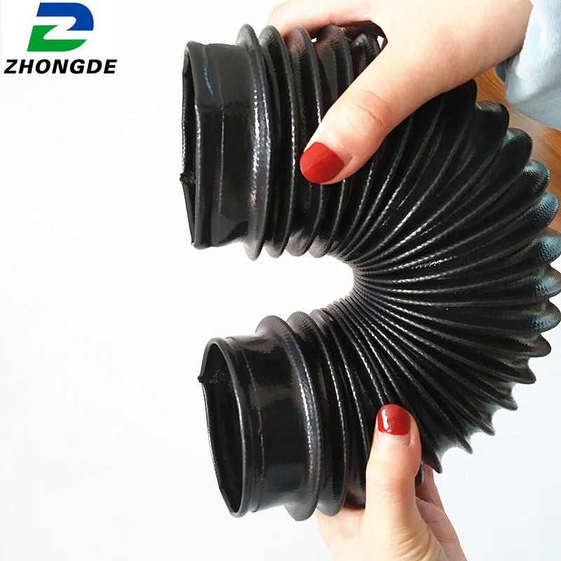 Screw Round Bellows  Flexible Rubber Boots Bellows telescopic loading bellows