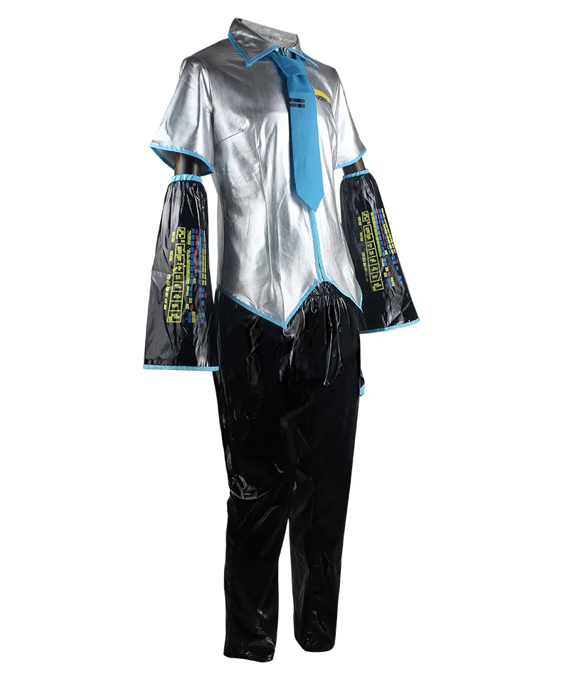 Anime MikuVocaloid Full Set Cosplay Clothing Short Sleeve Mini Dress Outfits for Halloween & Game Parties Customizable Costumes