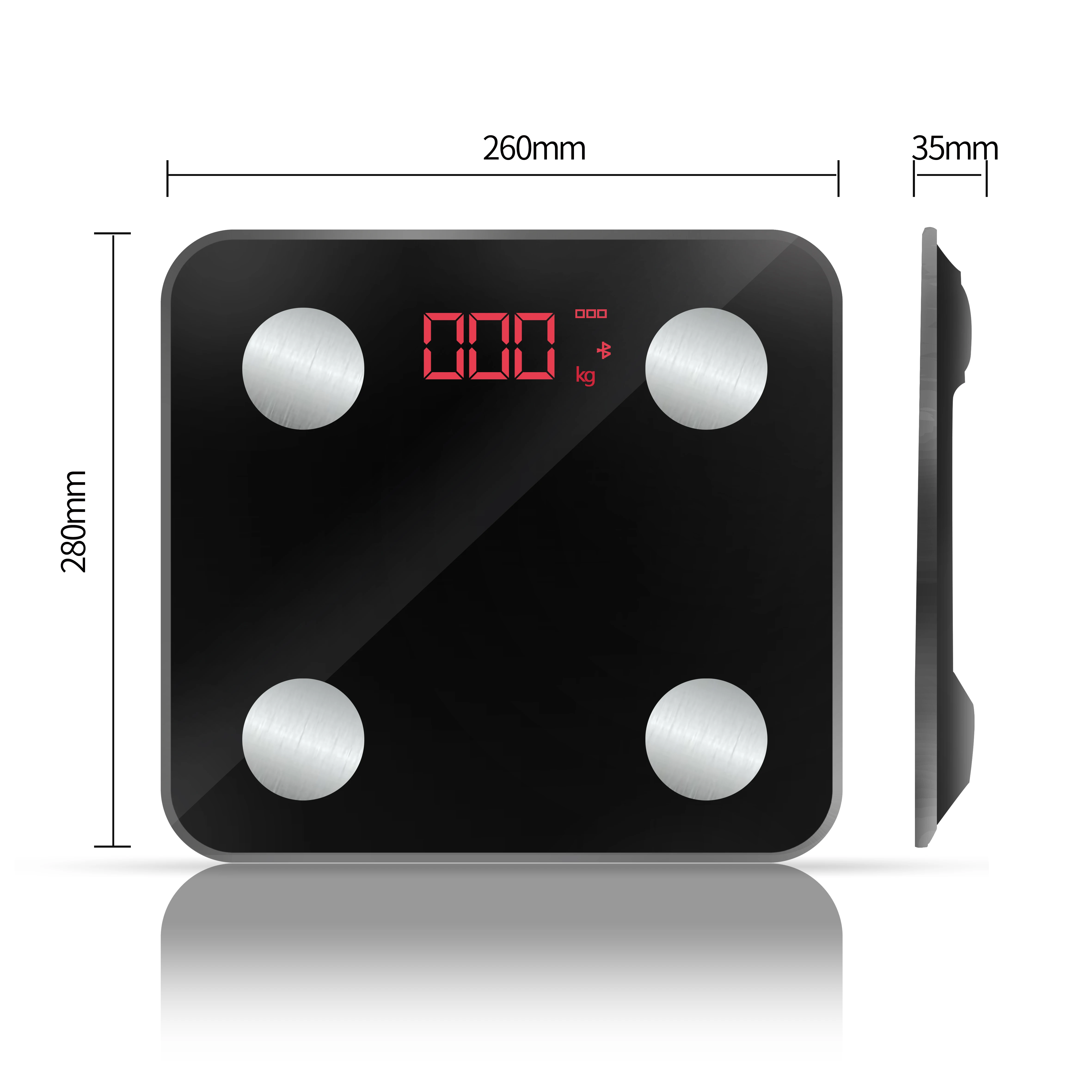 180kg Digital Smart Healthcare Electronic Body Weight Fat Composition Weighing Bathroom Scale Intelligent body fat scale