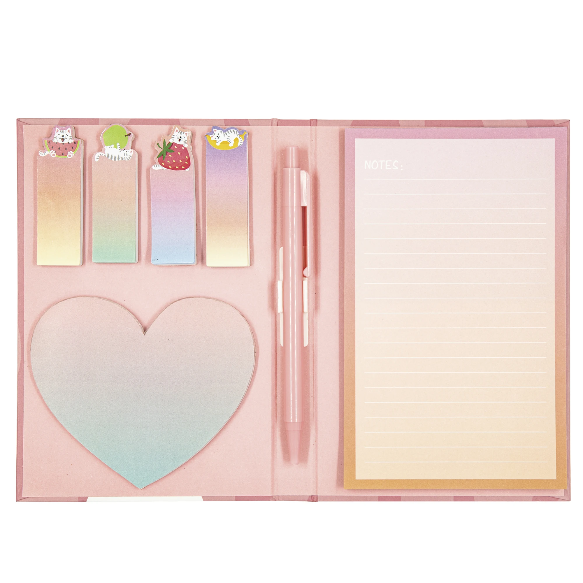 Wholesale School Supplies Back To School Cute Notepad Gift Set With Pen