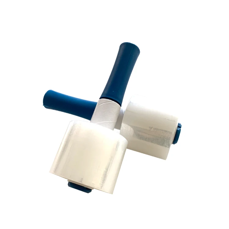 Wholesale LLDPE stretch film  manufacturers Plastic Wrap with handle