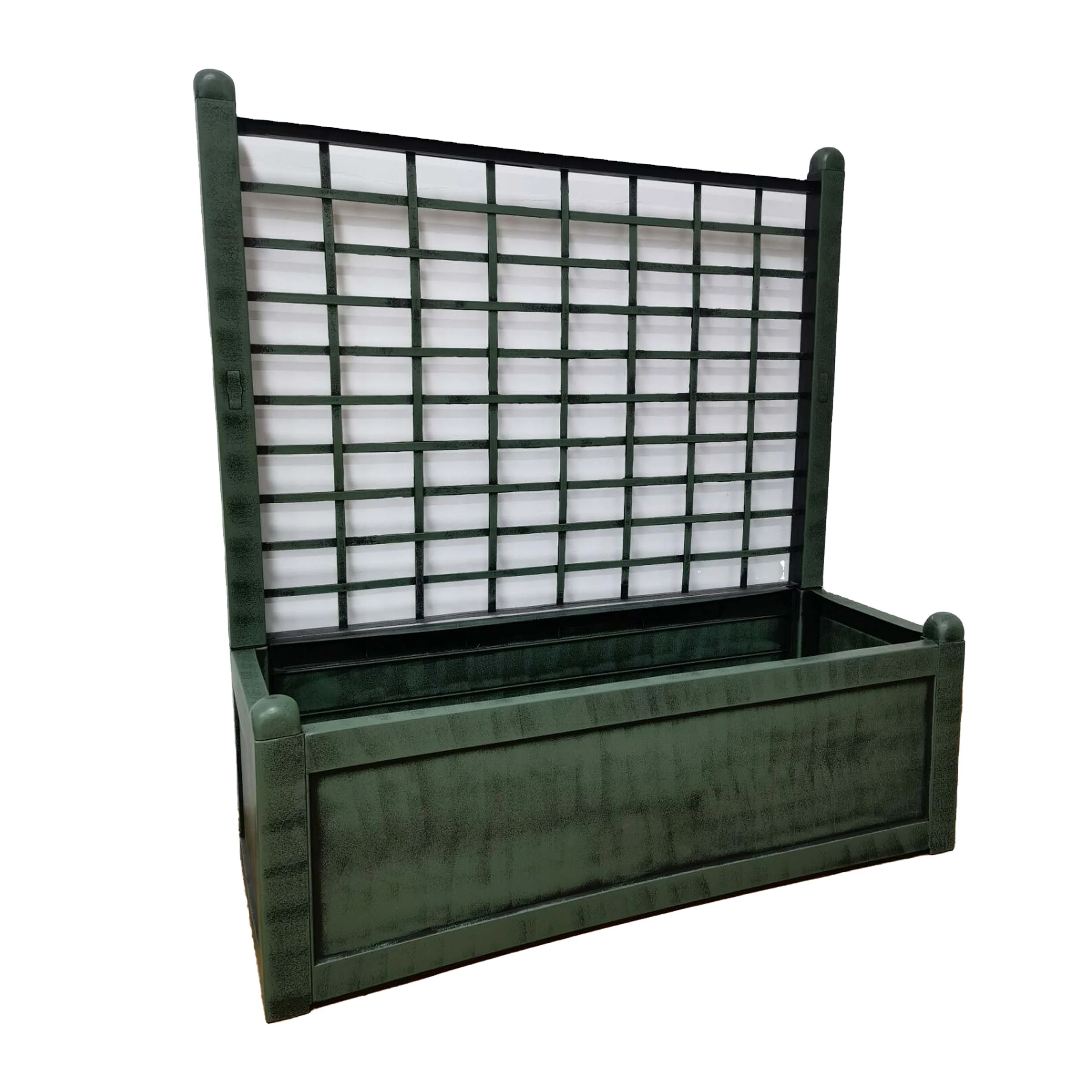 Durable Plastic Planter Flower Wide Trellis Planter Rectangular Flower pots