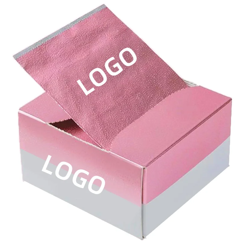 salon hairdressing pre cut extra wide hair foil rolls with embossing aluminum non slip print 150mm embossed pop up hair foil