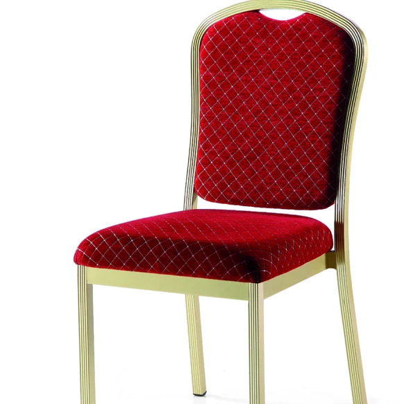 New Arrival Competitive Price Luxury Spandex Hotel Chairs Stanless Steel Catering Banquet Lobby Chairs Stackable Wedding Hotel