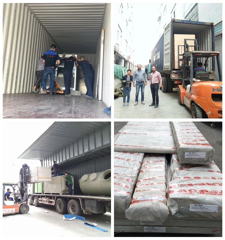 Industrial large bake oven room box car lighting spray paint booth equipment