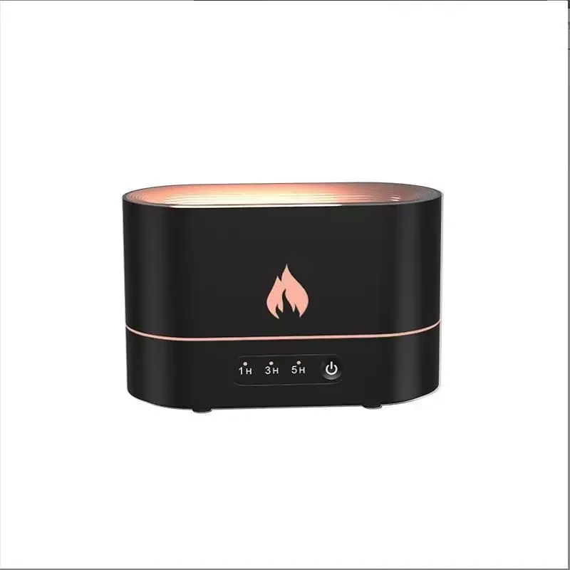 3D Simulation Fire Aromatherapy Essential Oil Cool Mist Spray Air Humidifier Fire Flame Aroma Diffuser
