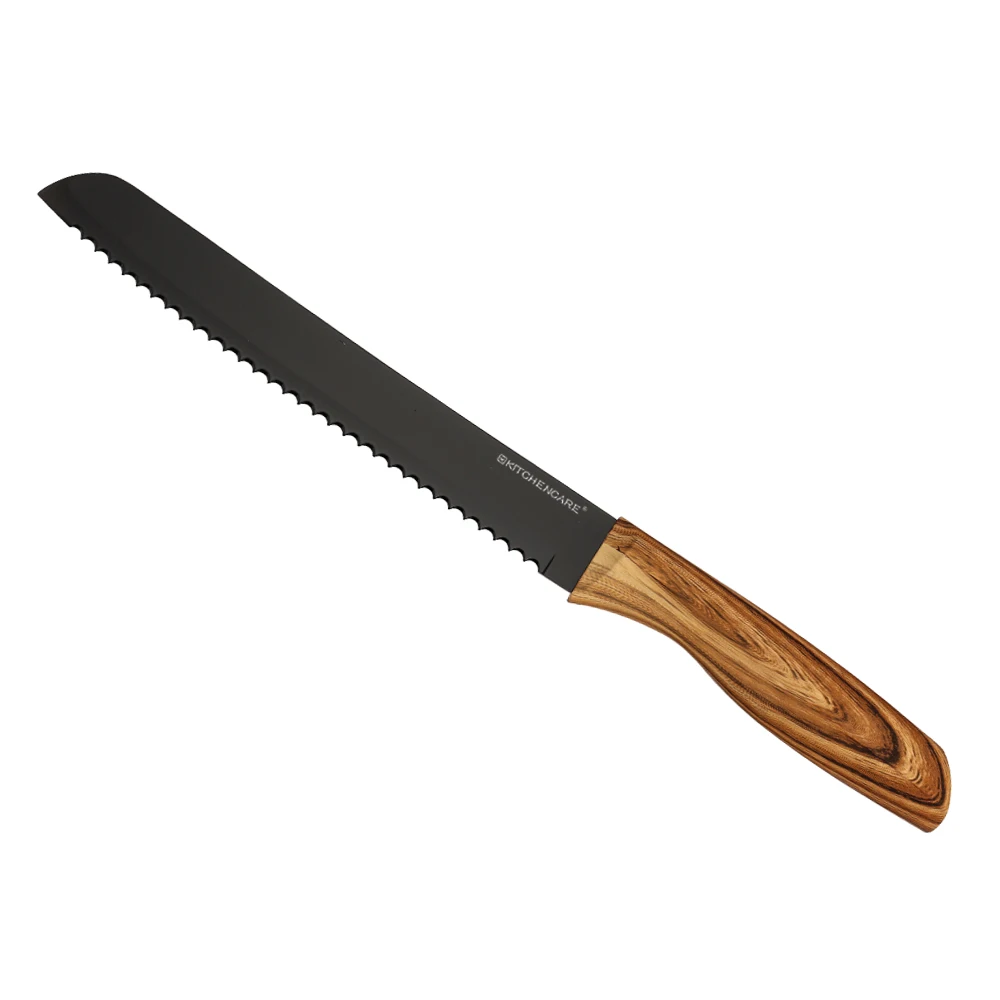 KITCHENCARE PP 8 дюймов зубчатый кухонный нож из нержавеющей стали кухонный металлический нож для хлеба