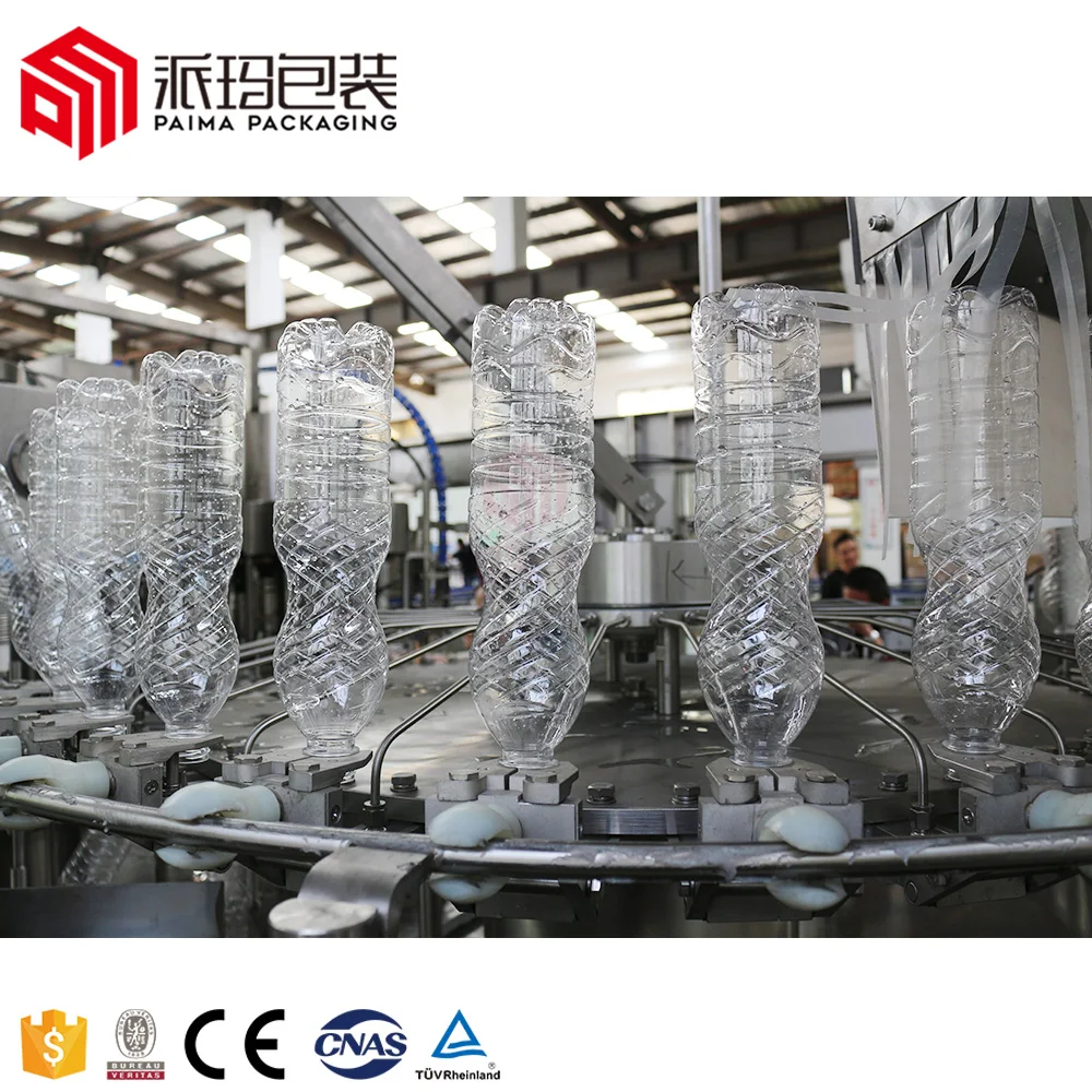 Automatic Plastic Gallon Disposable Bottle Washing Filling Capping 5 10 19 Liters Water Filler Bottler Machine