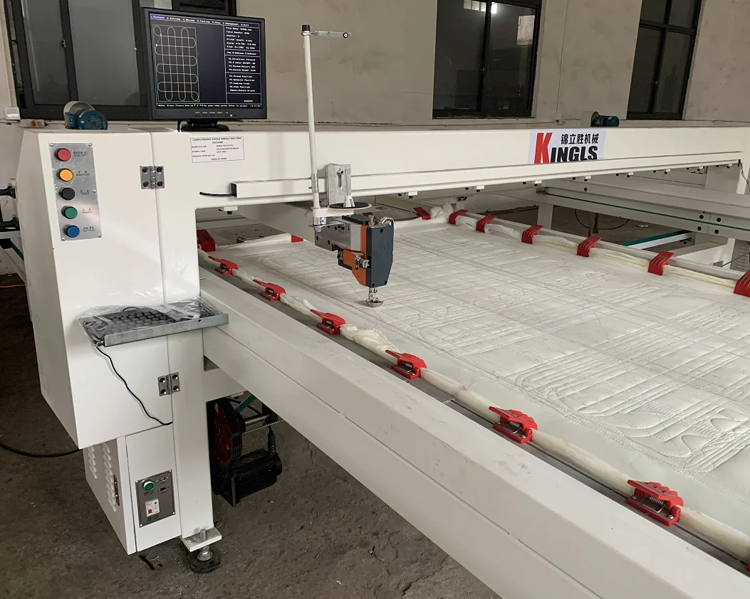 Long Arm Quilting Machine Single Needle Quit Machine Used For Blanket Quilt Sleeping Bag Home Textile Product Machinery