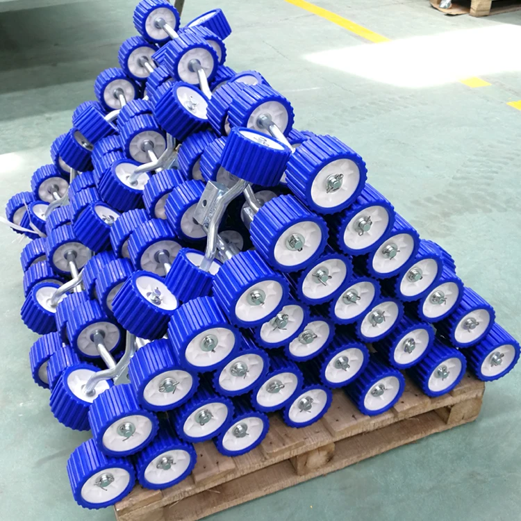 
wholesales Boat Trailer Parts blue boat trailer wobble rollers boat trailer rollers 