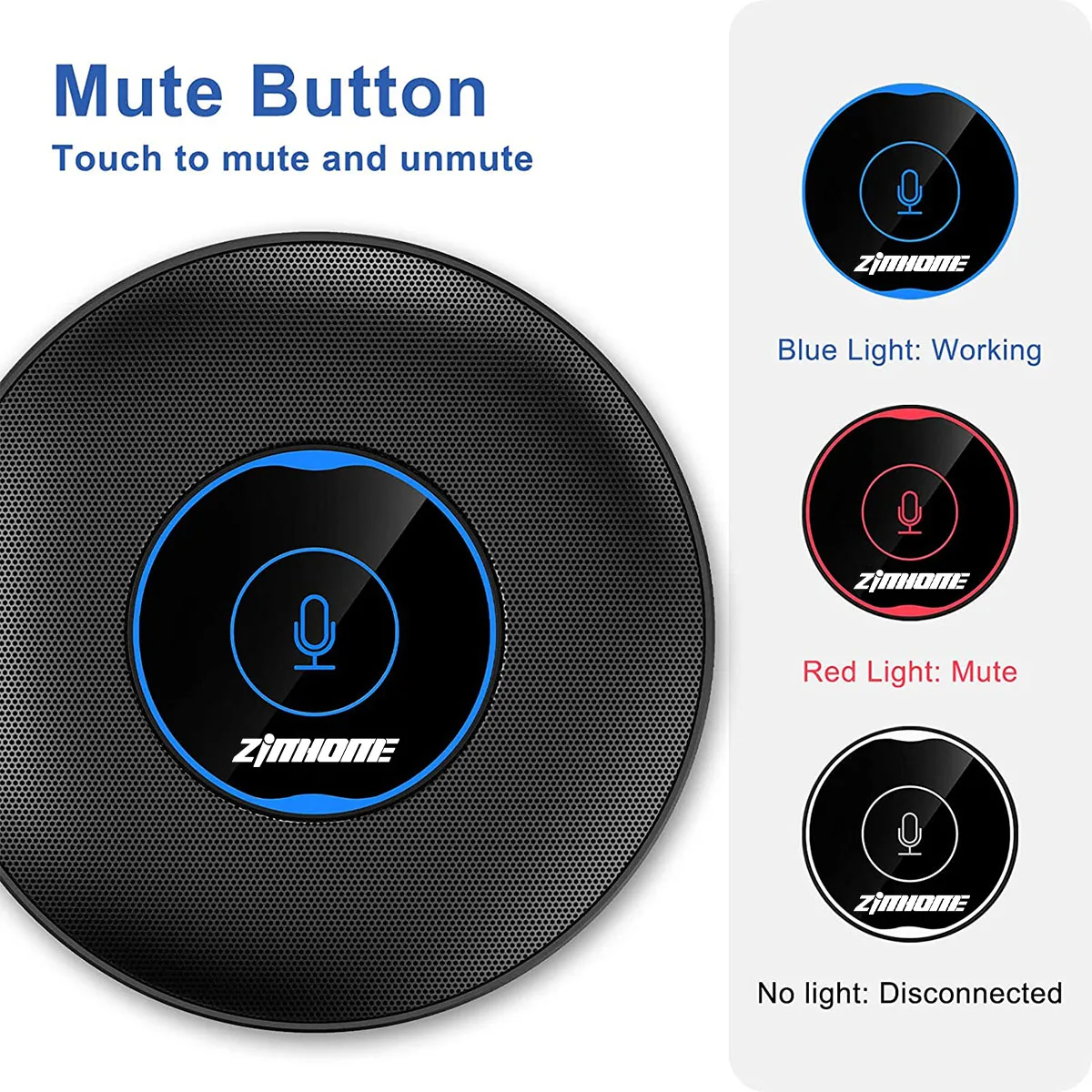 Professional Digital Table Desktop Omnidirectional Wired USB Meeting Conference Room Microphone System