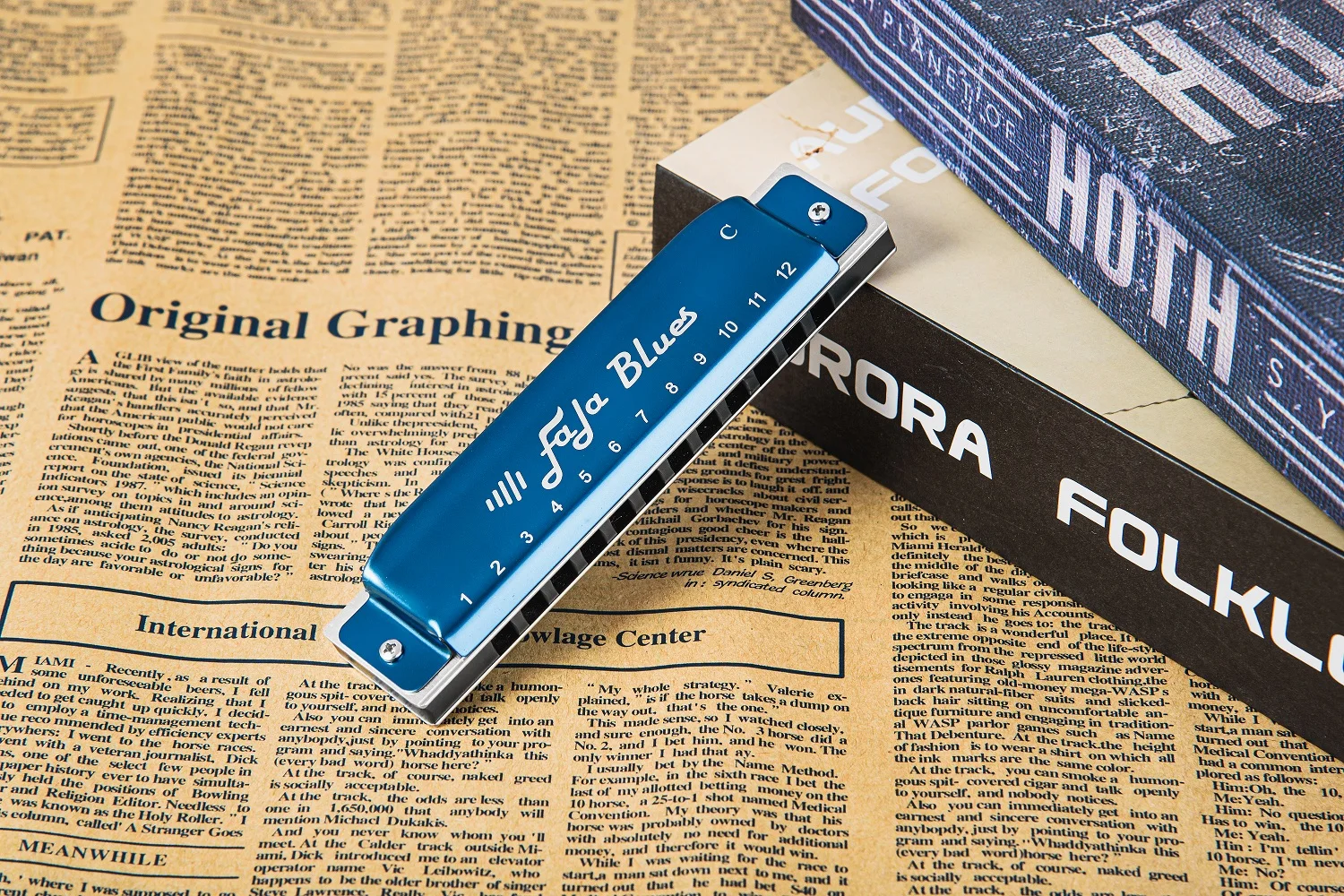 EASTTOP FALA blues mouth organ 12 hole blues professional harmonica AL comb