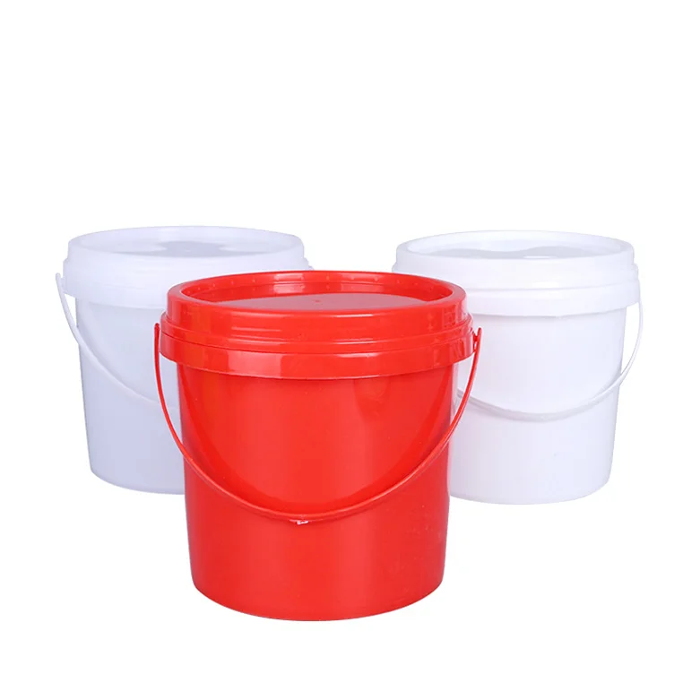 Plastic Pail 5 Gallon Plastic 20 Liter Storage Plastic Bucket Oval Pail Custom Paint Bucket Printed Label Chemical Barrel